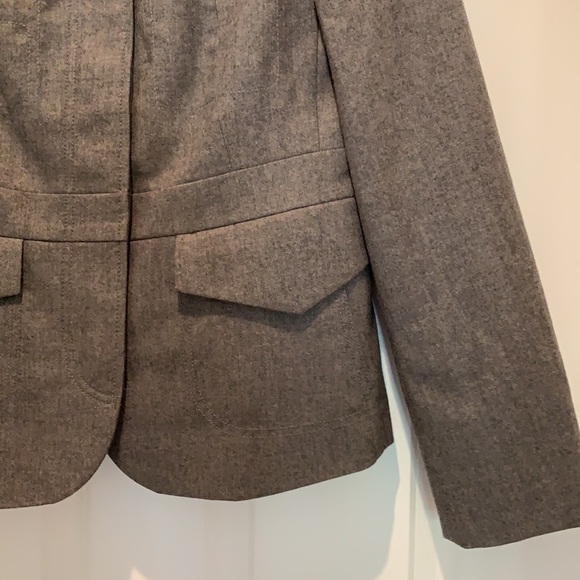Banana Republic grey wool military jacket - Picture 2 of 12